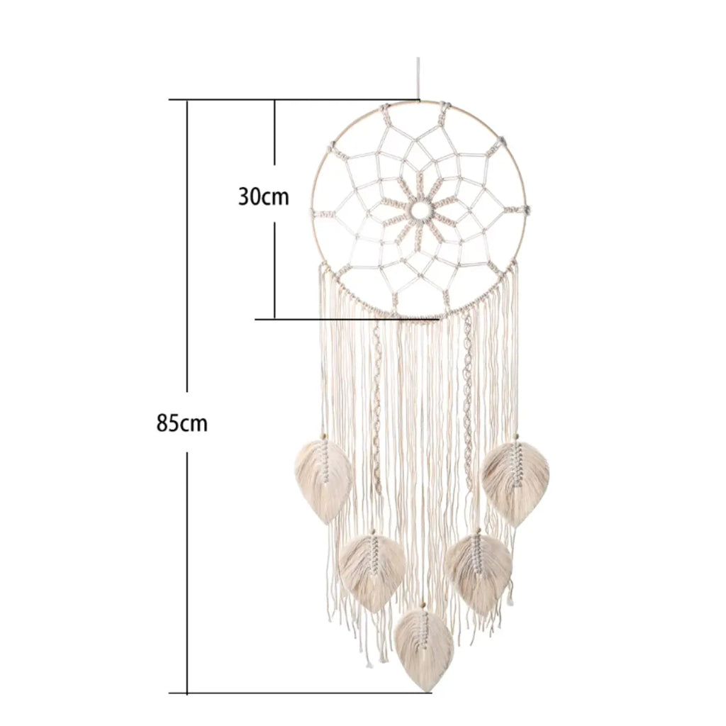 Attrape-rêves macramé fait mains - Nordique