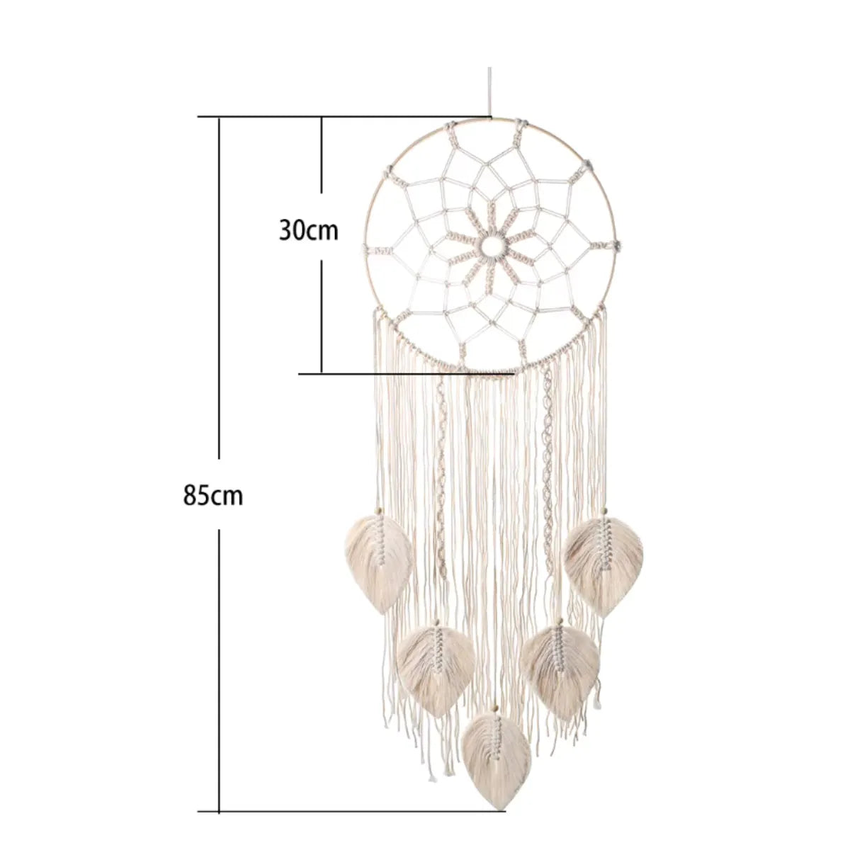 Attrape-rêves macramé fait mains - Nordique