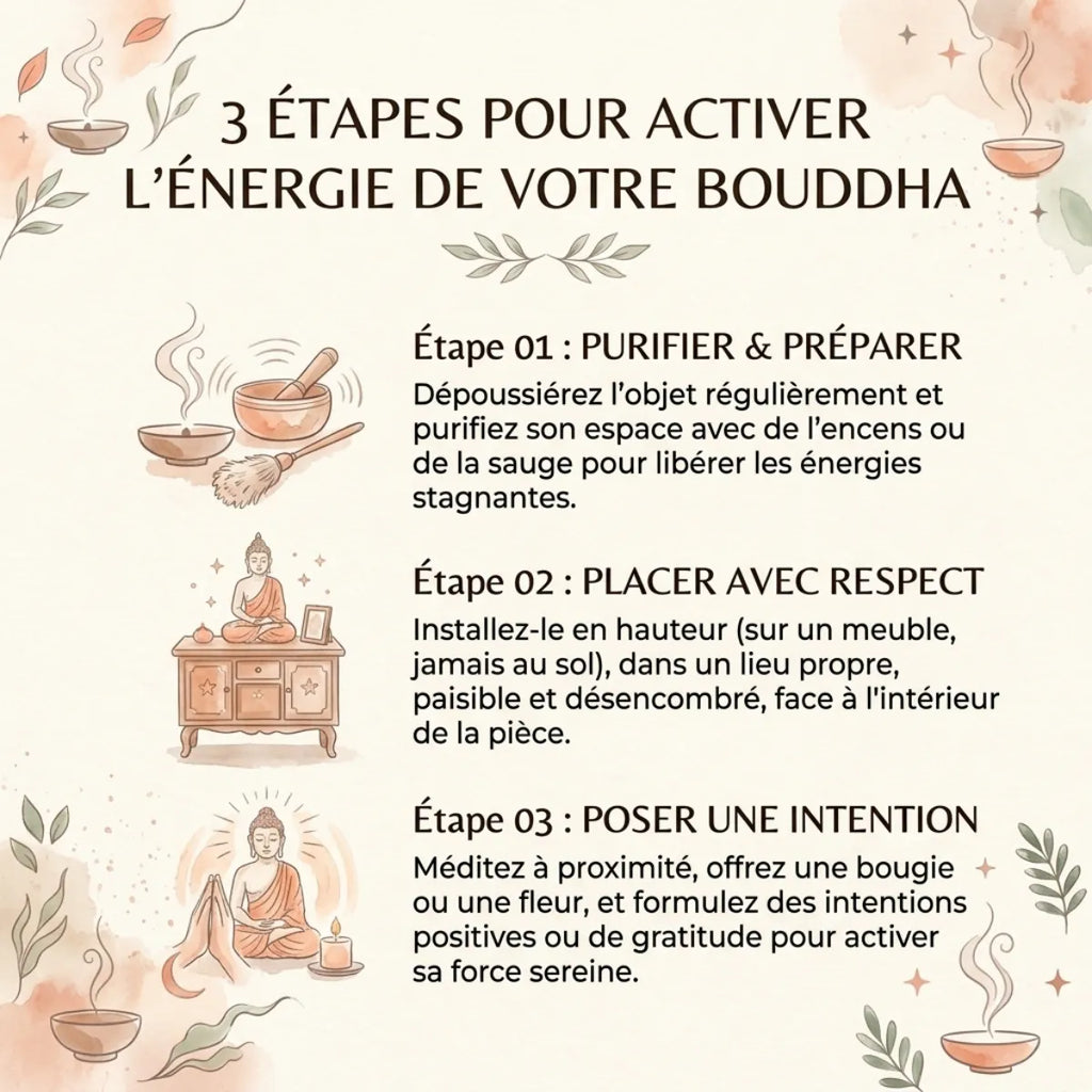 Statue Bouddha attrape-soleil - Lumière