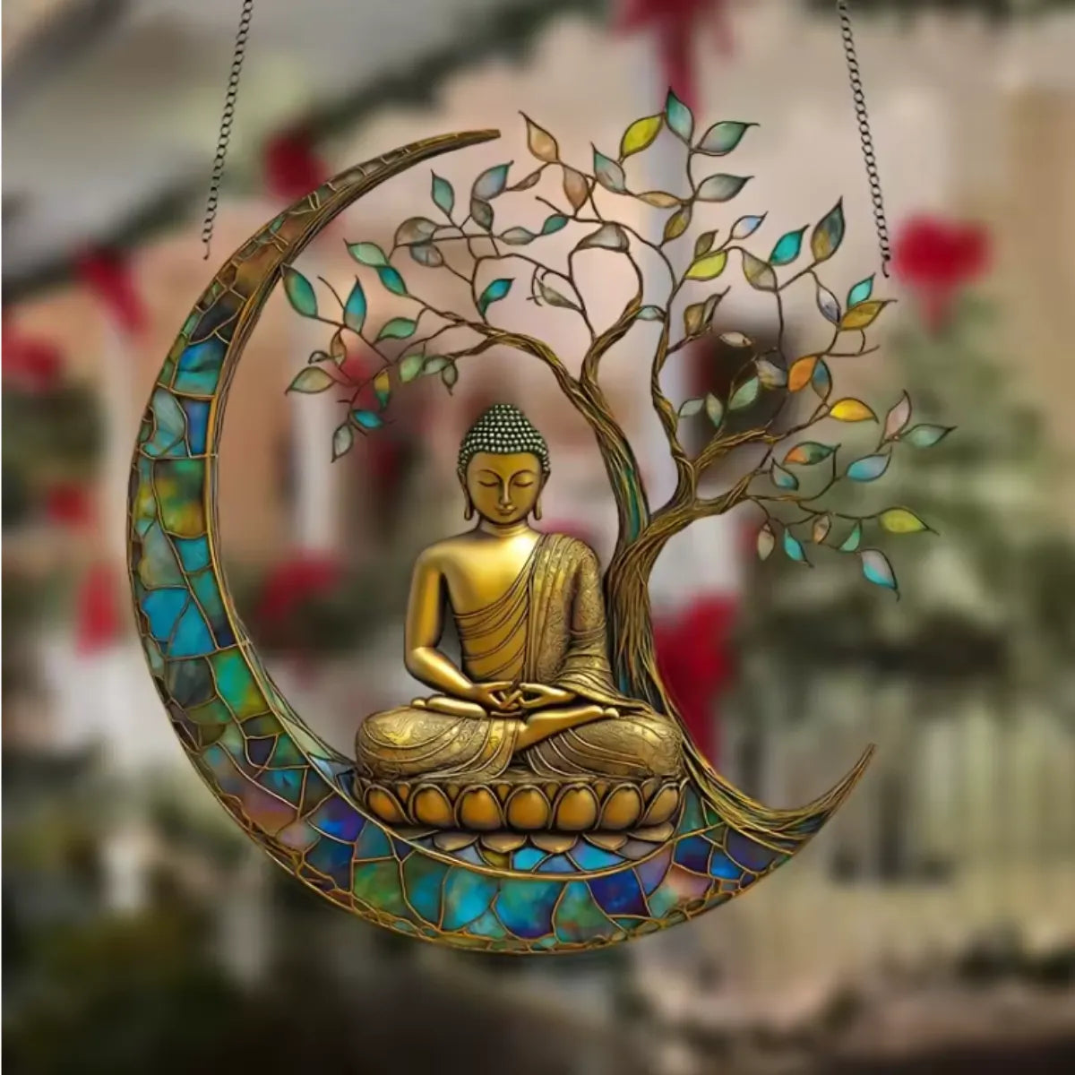 Statue Bouddha attrape-soleil - Lumière