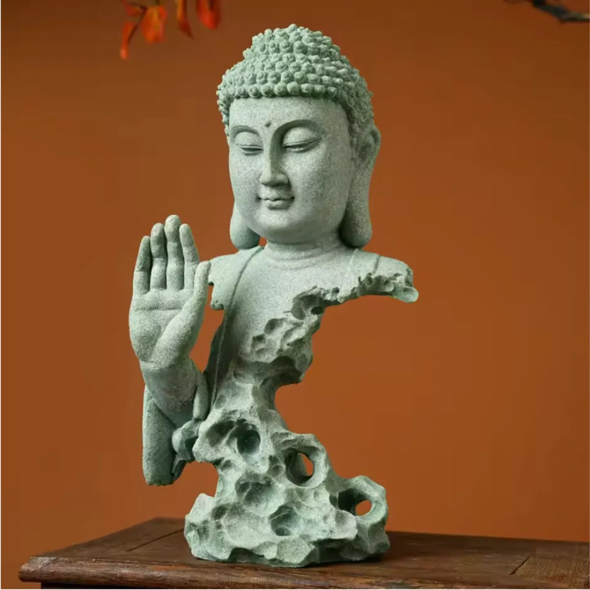 Statue Bouddha en pierre  - Sagesse