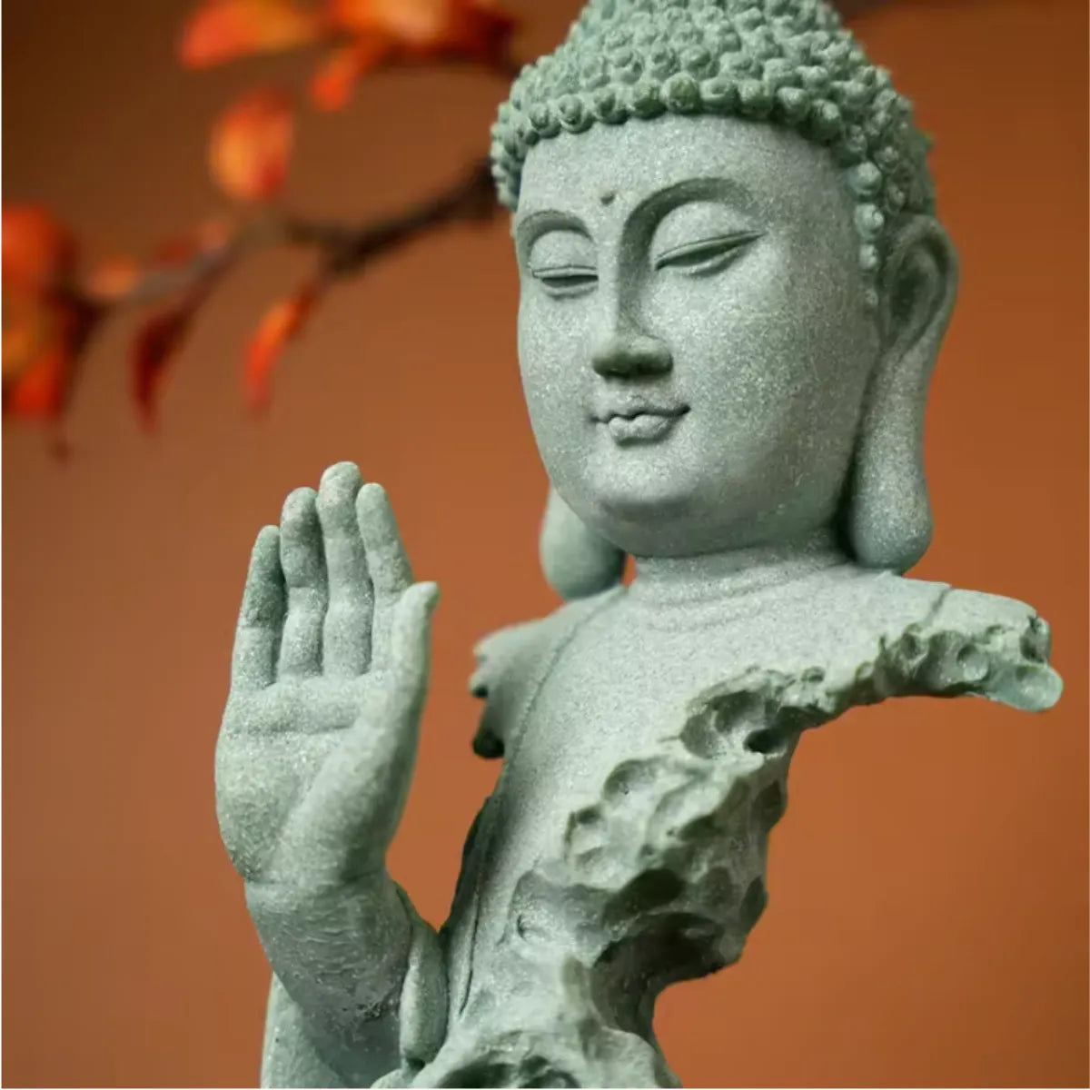 Statue Bouddha en pierre  - Sagesse