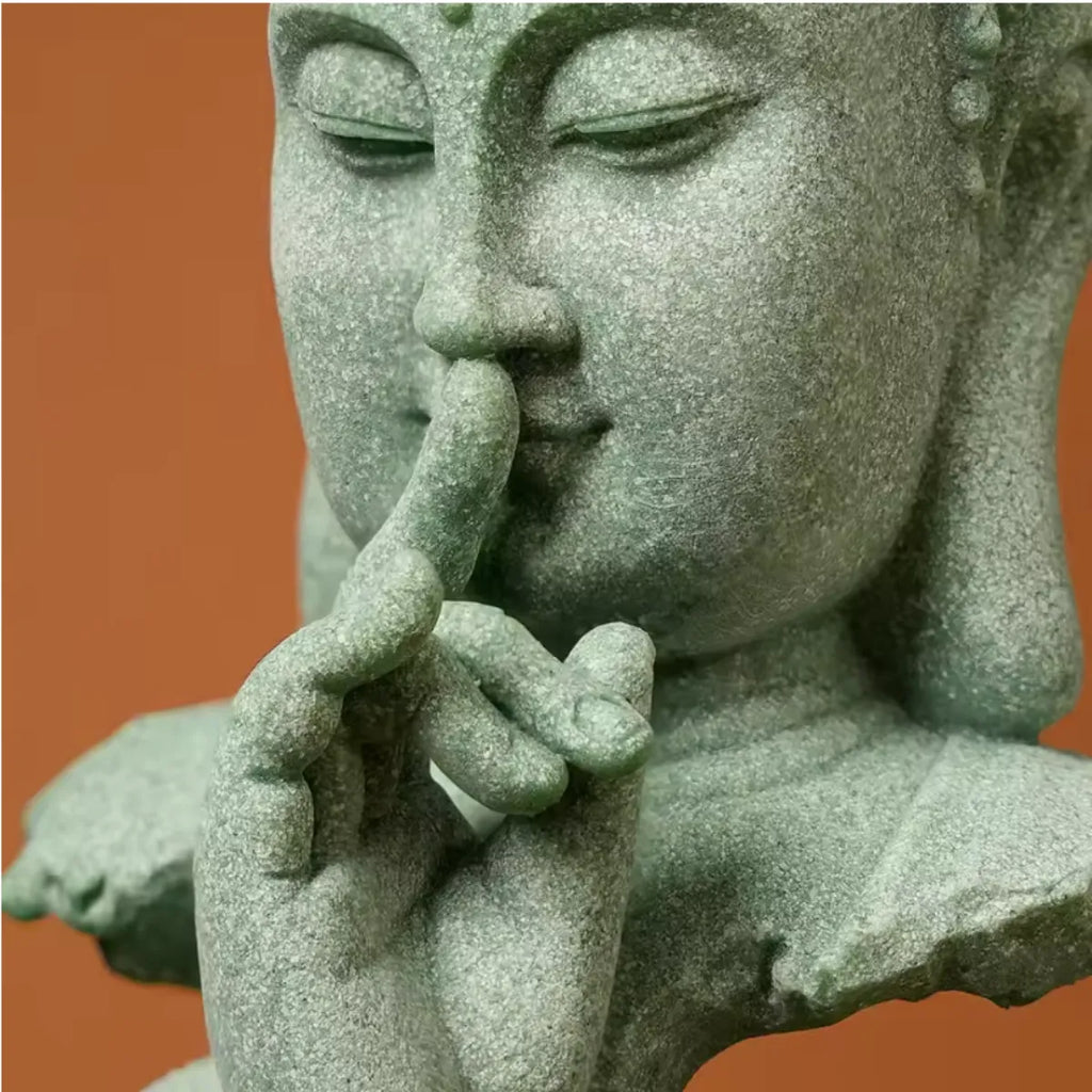 Statue Bouddha en pierre  - Sagesse