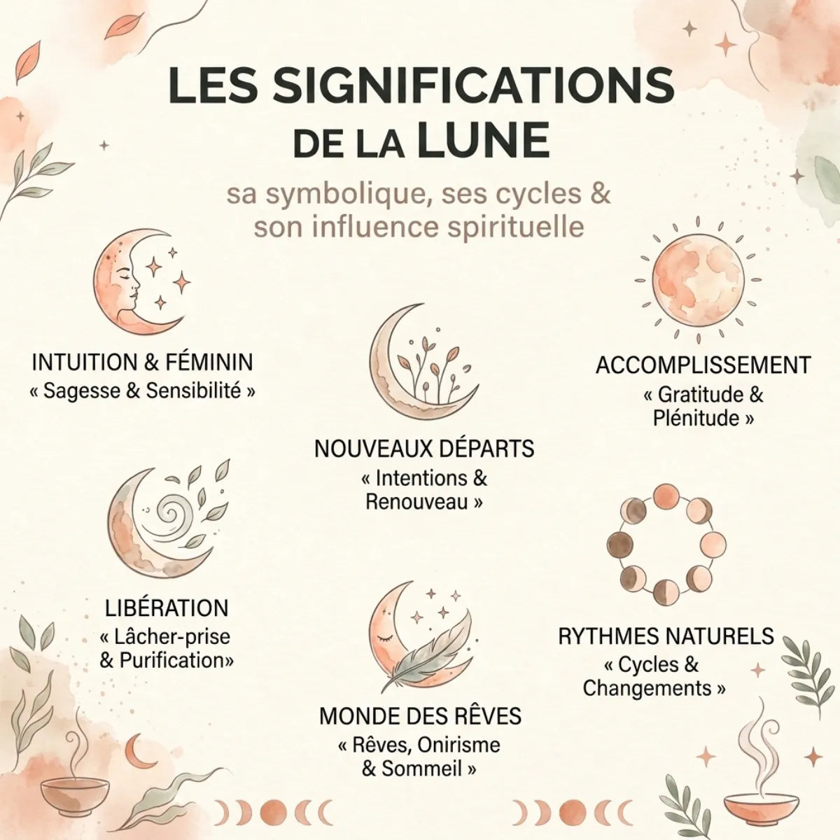 Attrape soleil lune en cristal - Tarot
